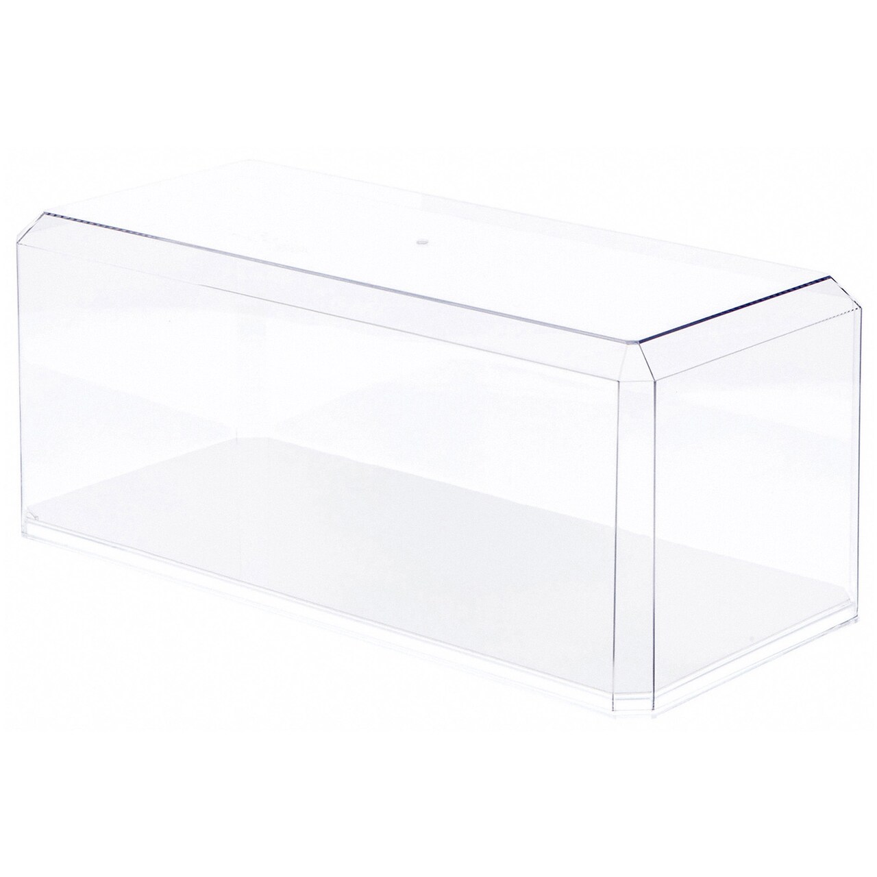 Pioneer Plastics 576CD Clear Plastic Display Case for Large 1:18 Scale Cars (Mirrored), 15.5" W x 7" D x 6" H (Mailer Box)